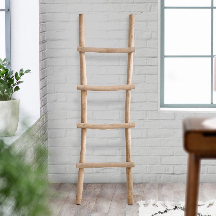 Teak blanket online ladder